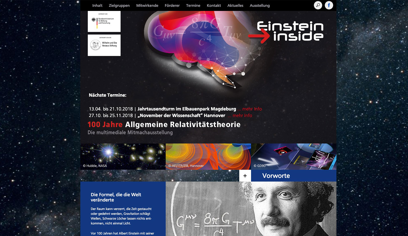 Referenz: Einstein Inside, Wanderausstellung