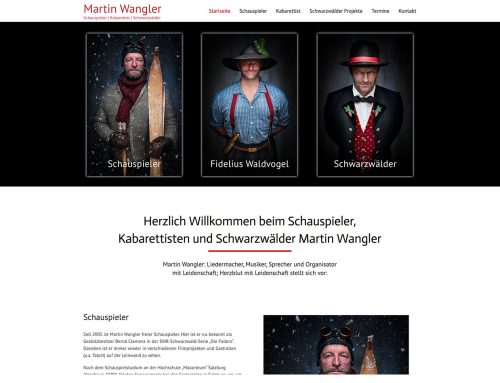 Martin Wangler | Webdesign | Cross Vision